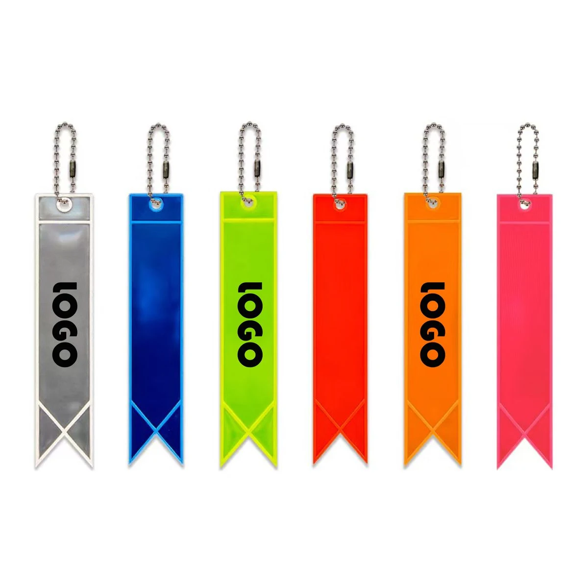 PVC Reflective Keychains 1