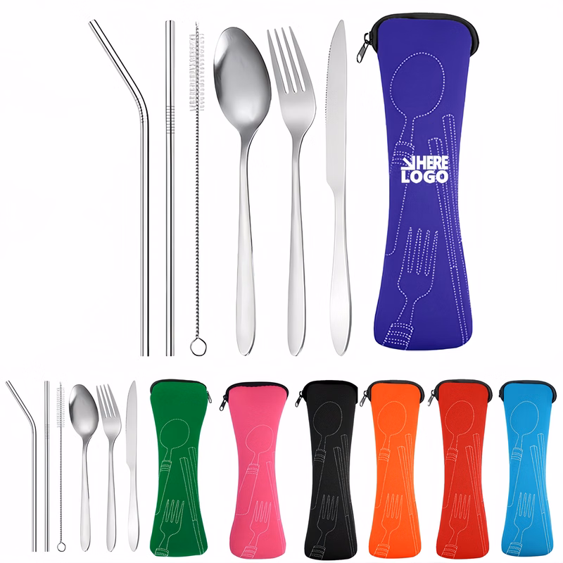 Stainless Steel Outdoor Travel Portable Cutlery Set