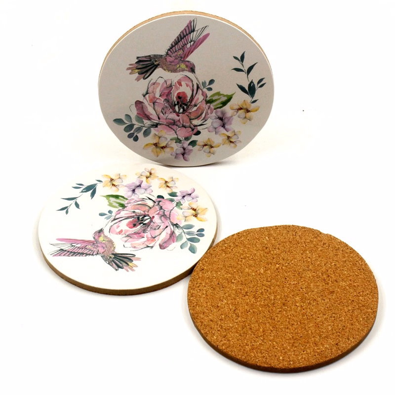 Square or Round Cork Coasters