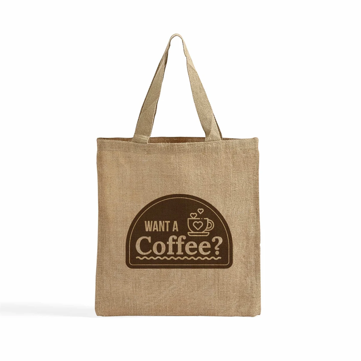 Basic Jute Tote Bag 1