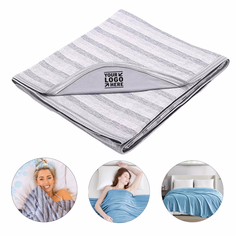 90"x90" Transfer Heat to Keep Body Cool Sweat Double Sided Cold Effect Hot SleepersCooling Blanket