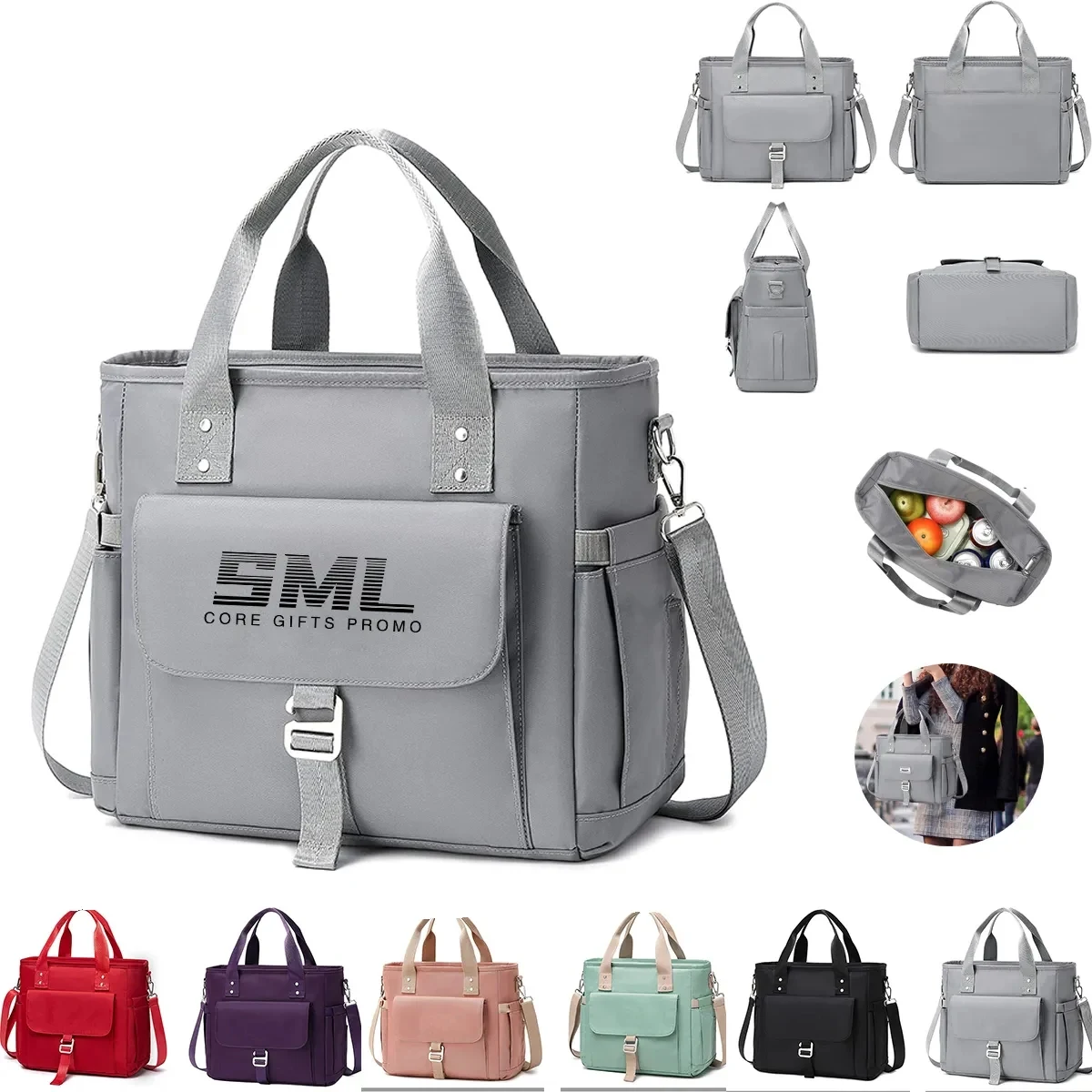 Portable Custom Storage Insulated Lunch Bag 1