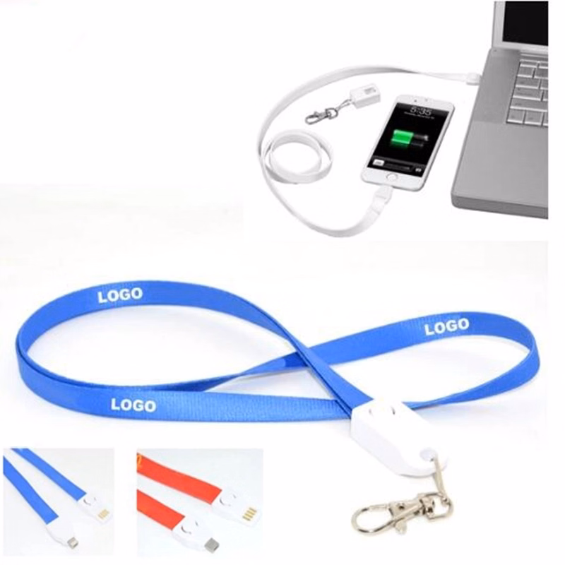 Lanyard With USB Charging Cable for IOS