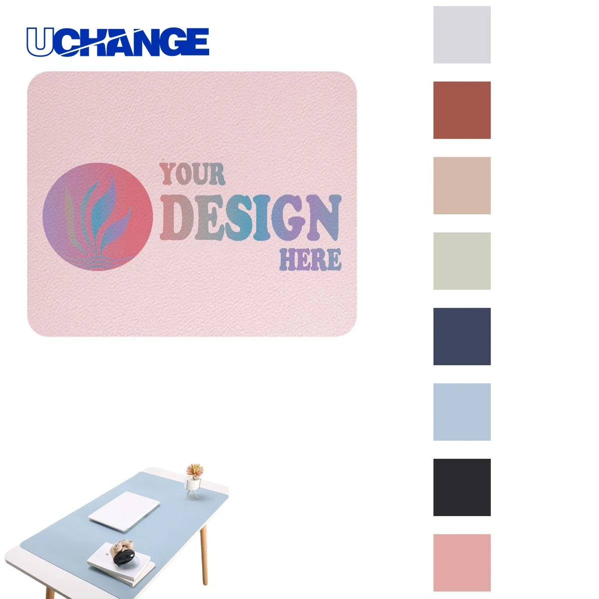 Custom PU Desk Placemat for Office Desk 1