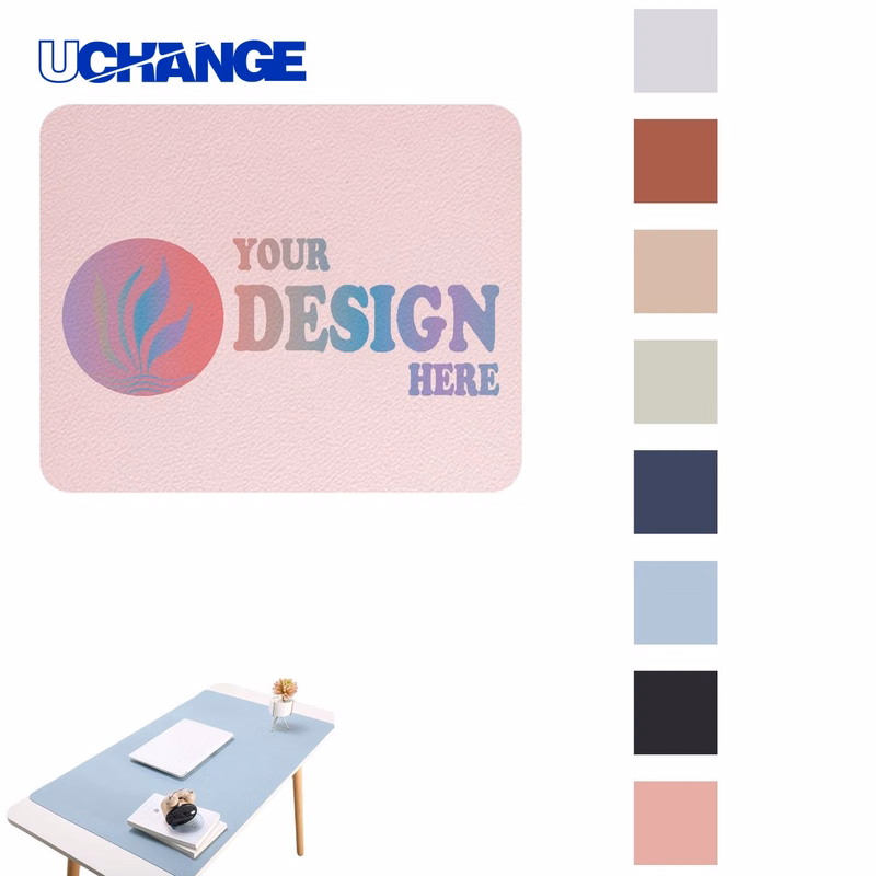 Custom PU Desk Placemat for Office Desk