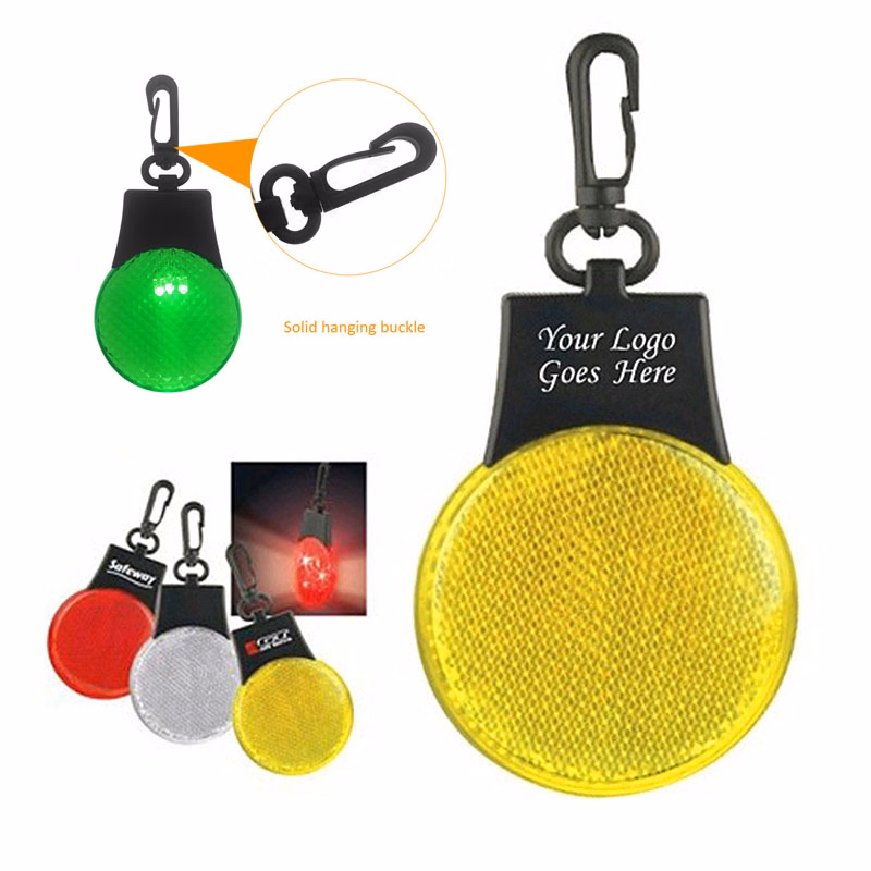 LED Flashing Round Reflector Light