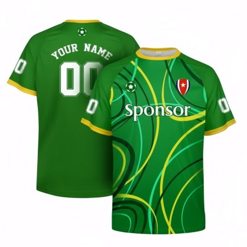 Performance Crew Neck Sublimated Jersey T Shirt