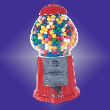 15" H DIE CAST IRON GUMBALL MACHINE 1