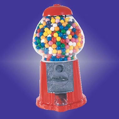 15" H DIE CAST IRON GUMBALL MACHINE