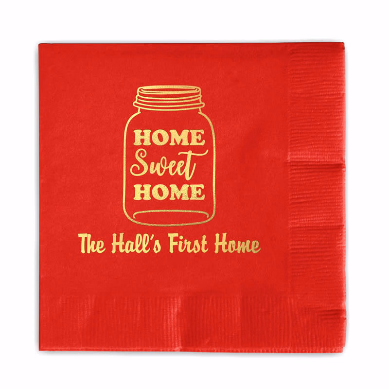 3ply Foil Stamped Beverage Napkins