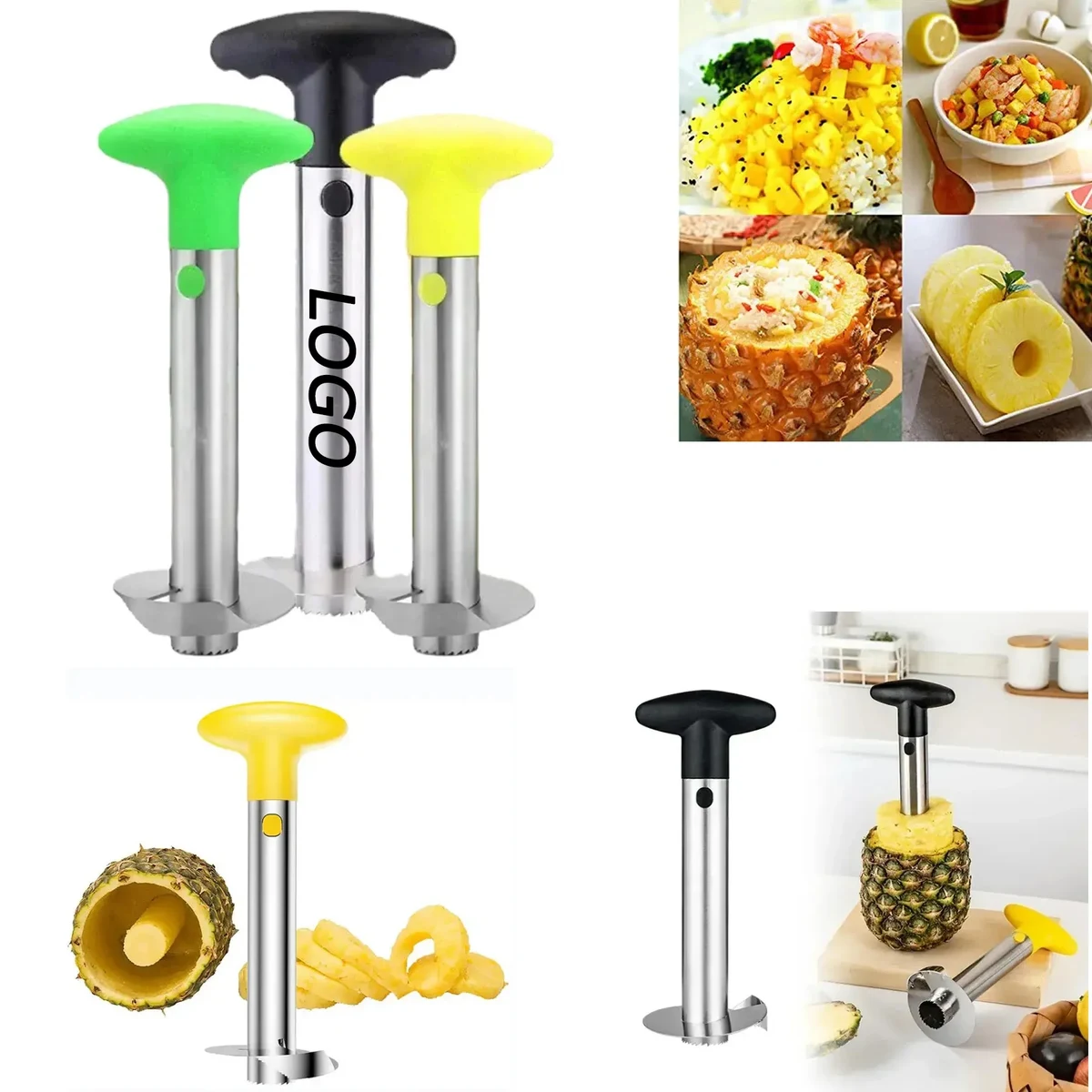 Stainless Steel Pineapple Slicer Fruit Peeling Machine 1