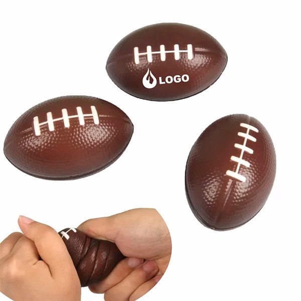 Custom Foam Football Stress Reliever 3.4 inch — Promotional Sports Giveaway