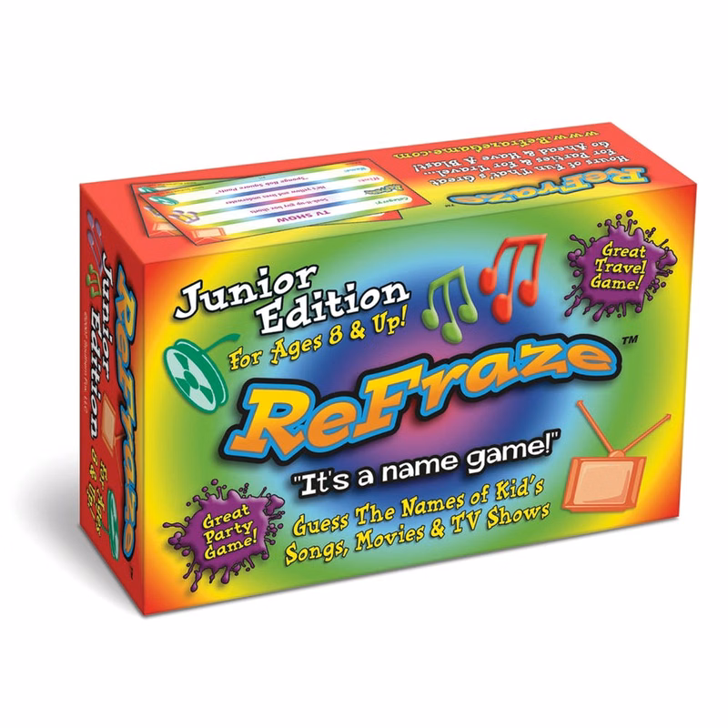 Re-Fraze Junior Edition Game - 200 Play Cards Ages 8+