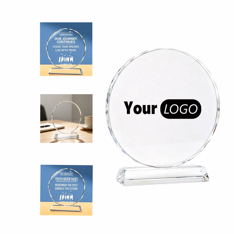 3.1 Inch Crystal Glass Trophy Cup