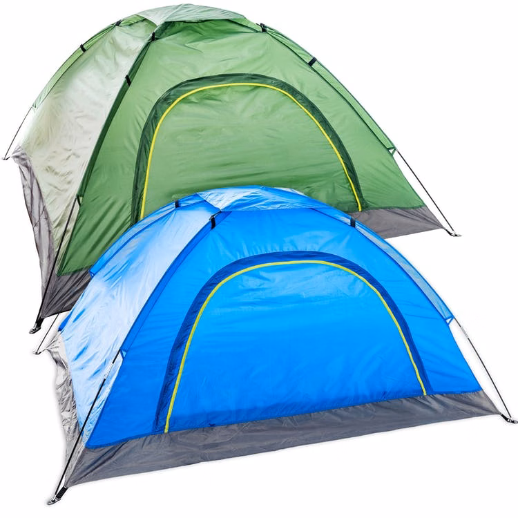 Two Person Tents - Green & Blue