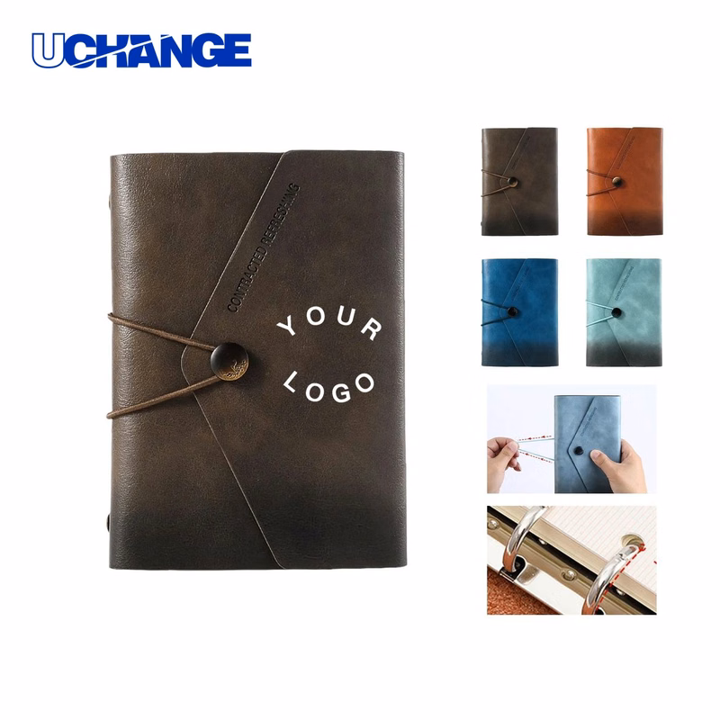 PU Leather Notebook Journal with Gradient Color Design