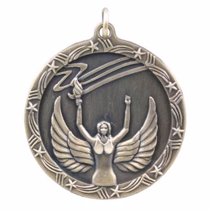 Victory Shooting Star Medal, 1 3/4"
