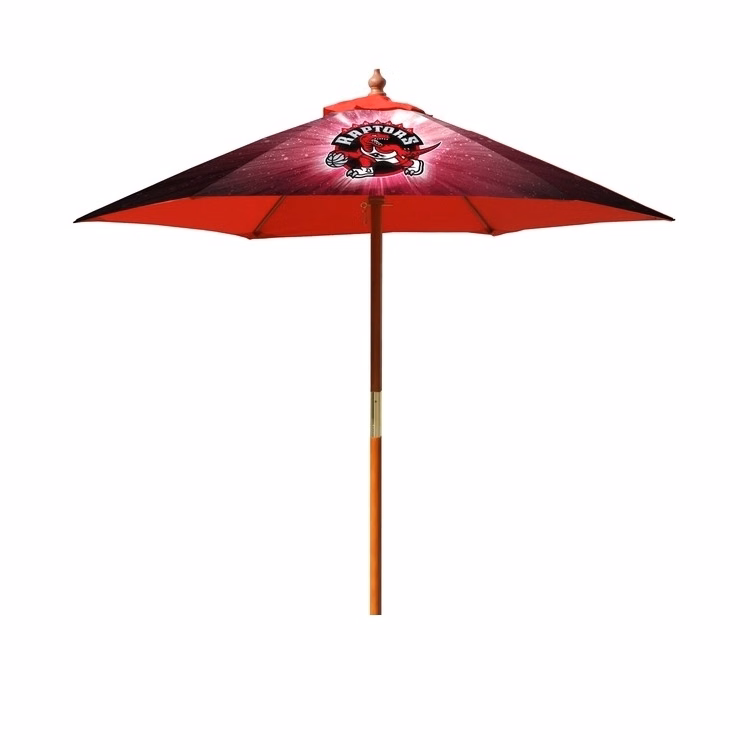Solanto™ Market Umbrella Round Fiberglass with 8 Ribs, Dye-Sublimation, Full Bleed, 9'