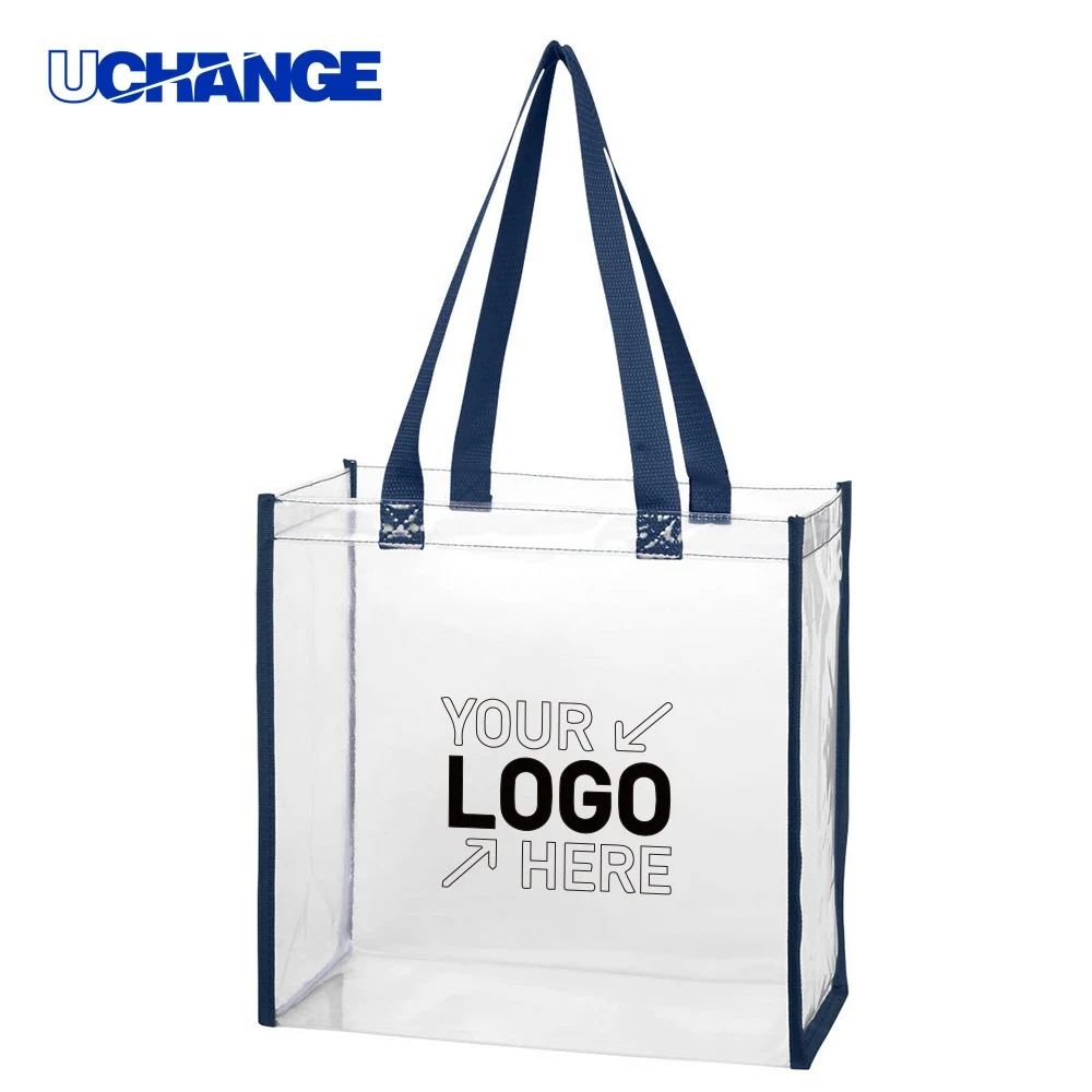 Clear PVC Stadium Tote Bag for Events 1