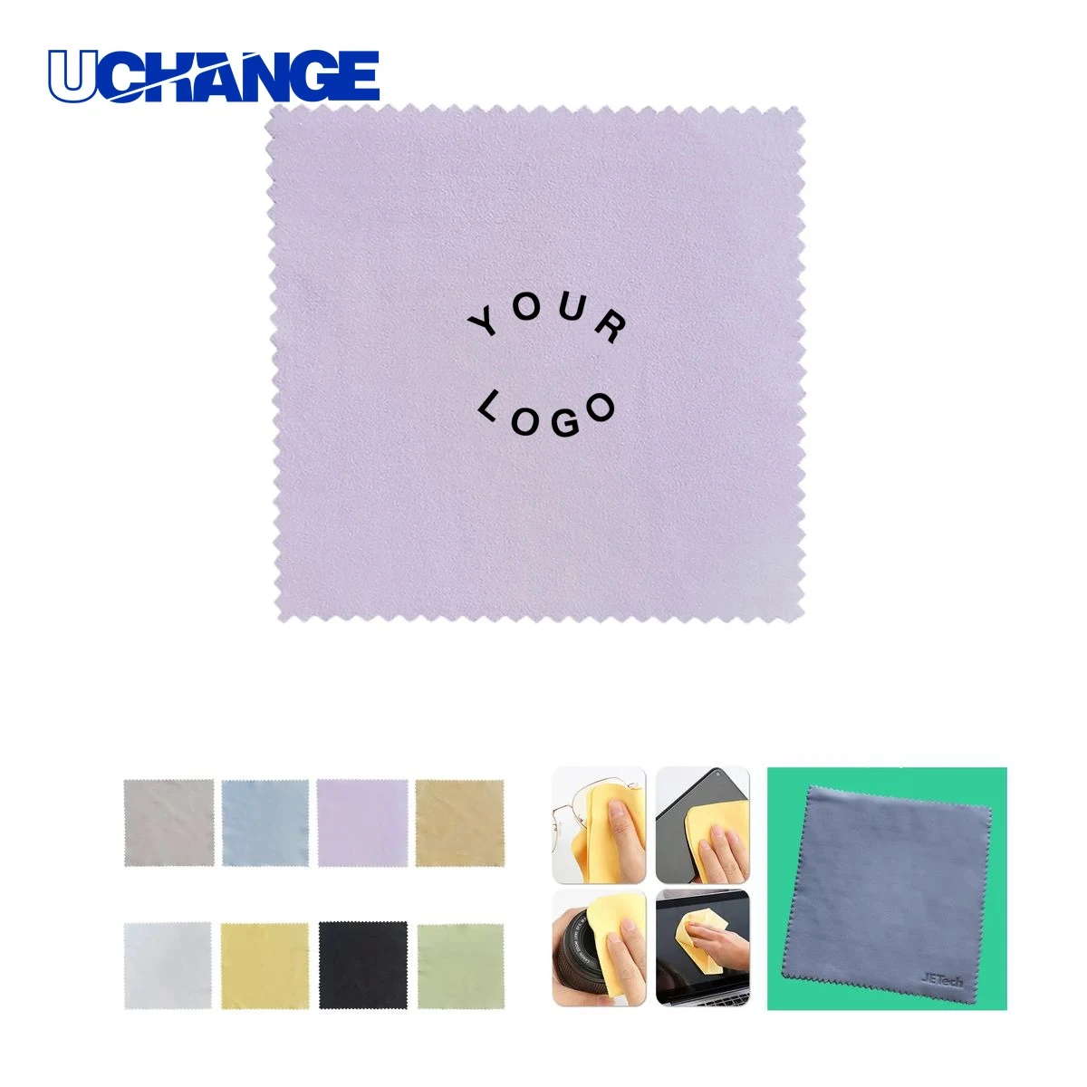 Polyester Microfiber Cloth Wipe for Eyewear and Electronics 1