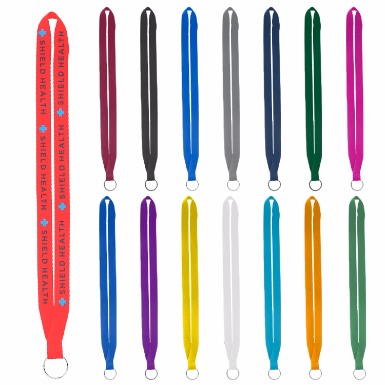 3/4" Screen Printed Lanyard