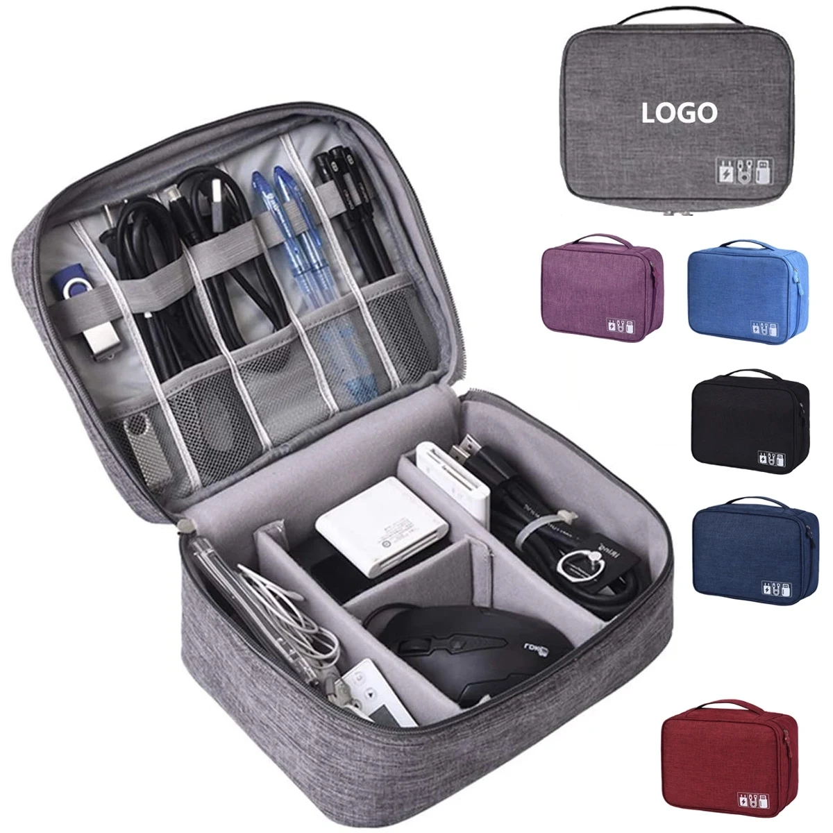 Travel Cable Electronics Organizer 1
