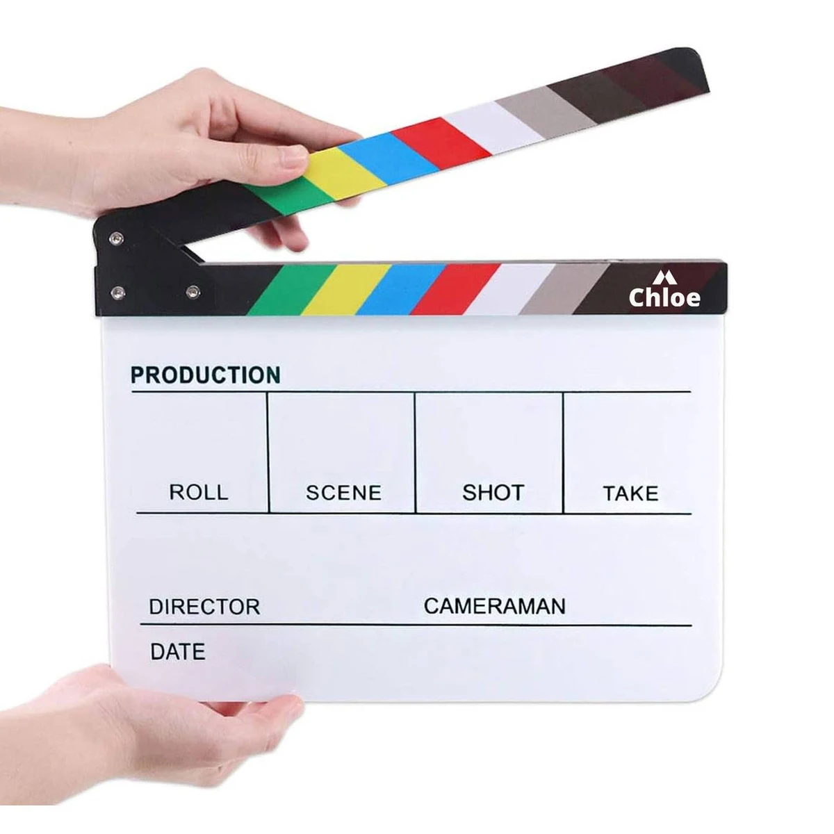 Customizable Cut Action Scene Clapper Board 1