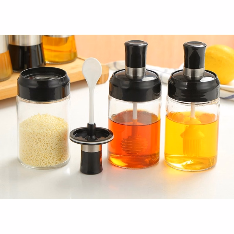 Seasoning Bottle with Spoon