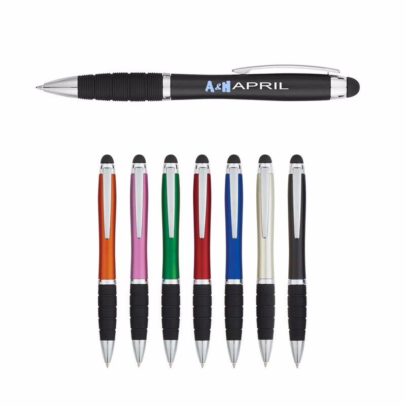 Plastic Stylus Ballpoint Pen