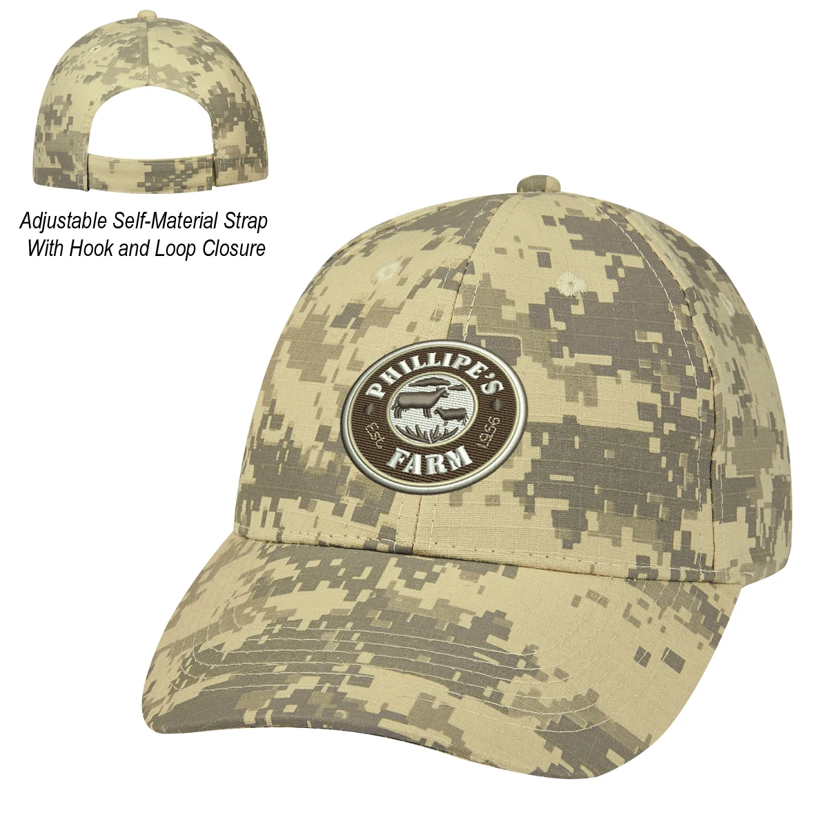 Digital Camouflage Cap 1