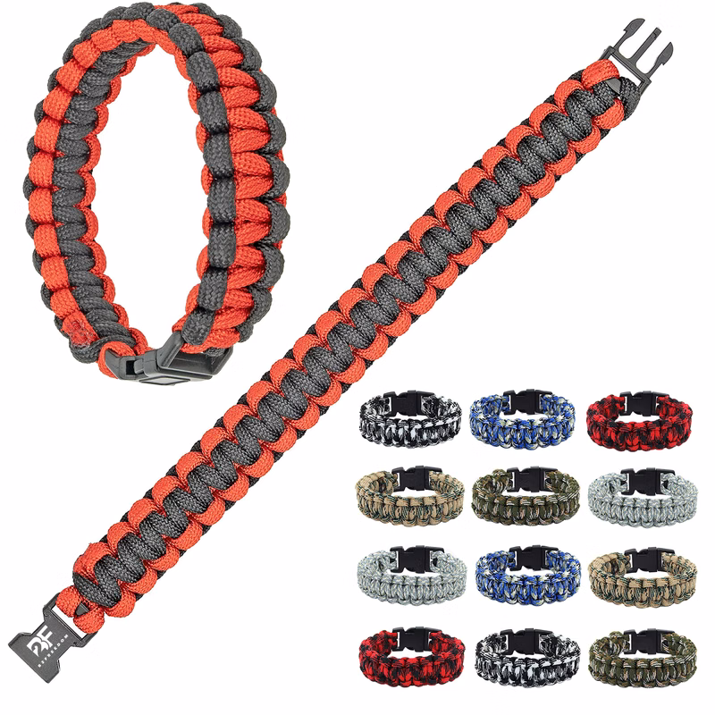 Outdoor Wraps Emergency Paracord Bracelet