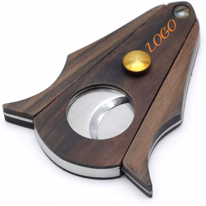 Cigar Cutter Lock System Wood