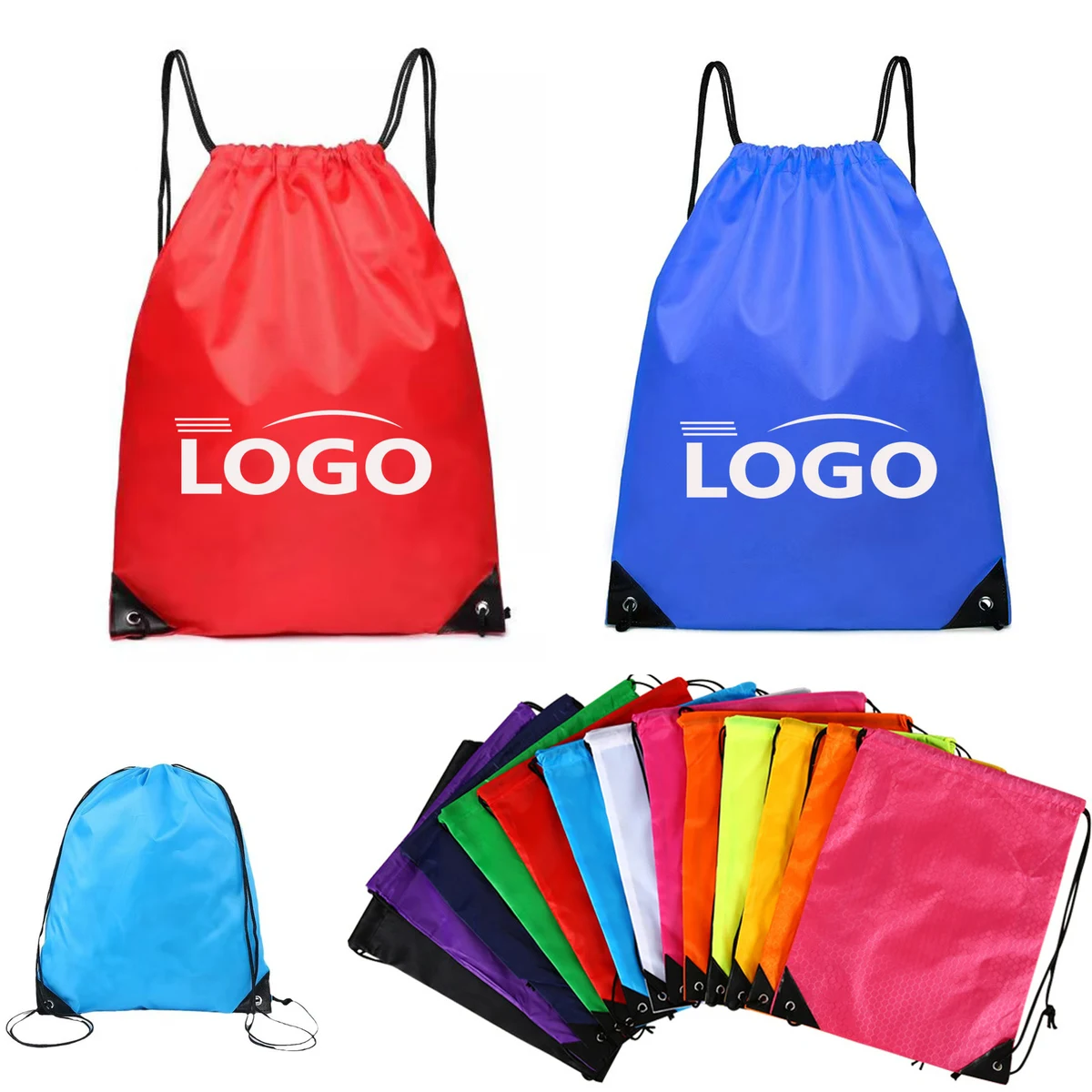 Large Hit Sports Drawstring Bags 1