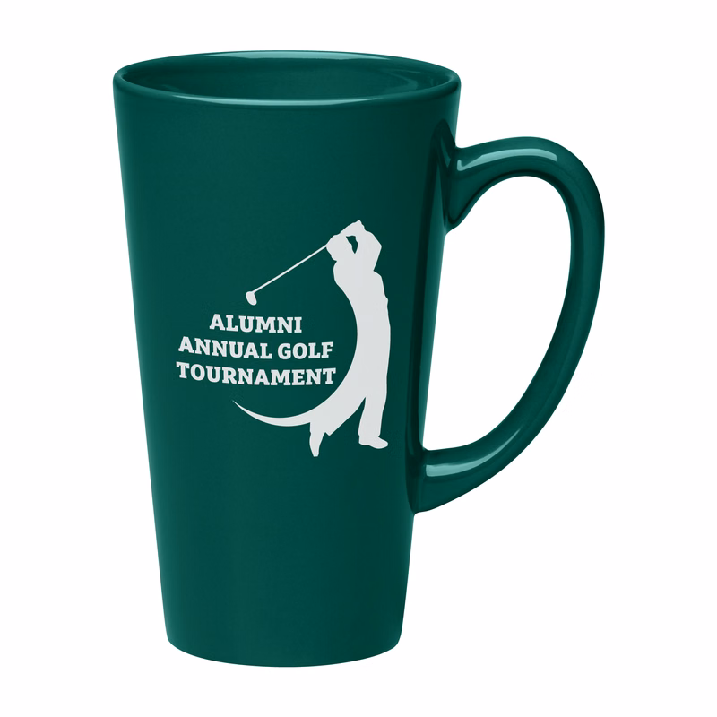 16 oz. Green Funnel Tall Latte Mug