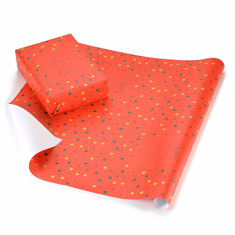 Holiday Cheer Personalized Wrapping Paper Roll