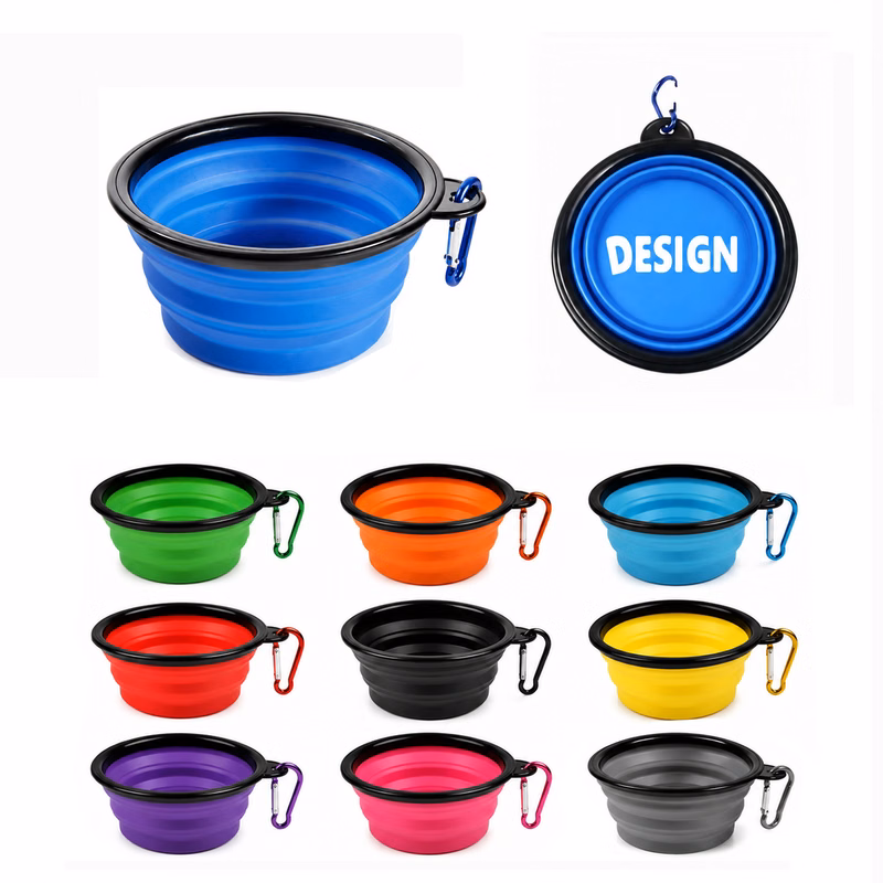 Foldable TPE Pet Feeding Bowl
