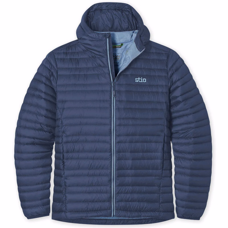 STIO® Recycled Men's Pinion Down Windproof Hooded Mountain Jacket