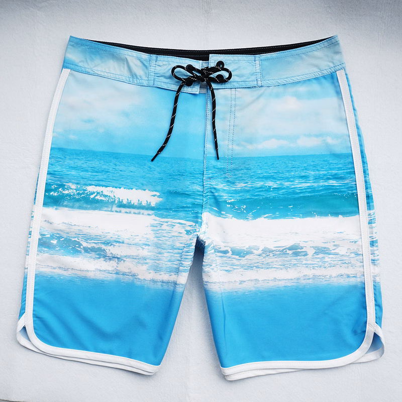 Dye Sublimation Drawstring Beach Shorts
