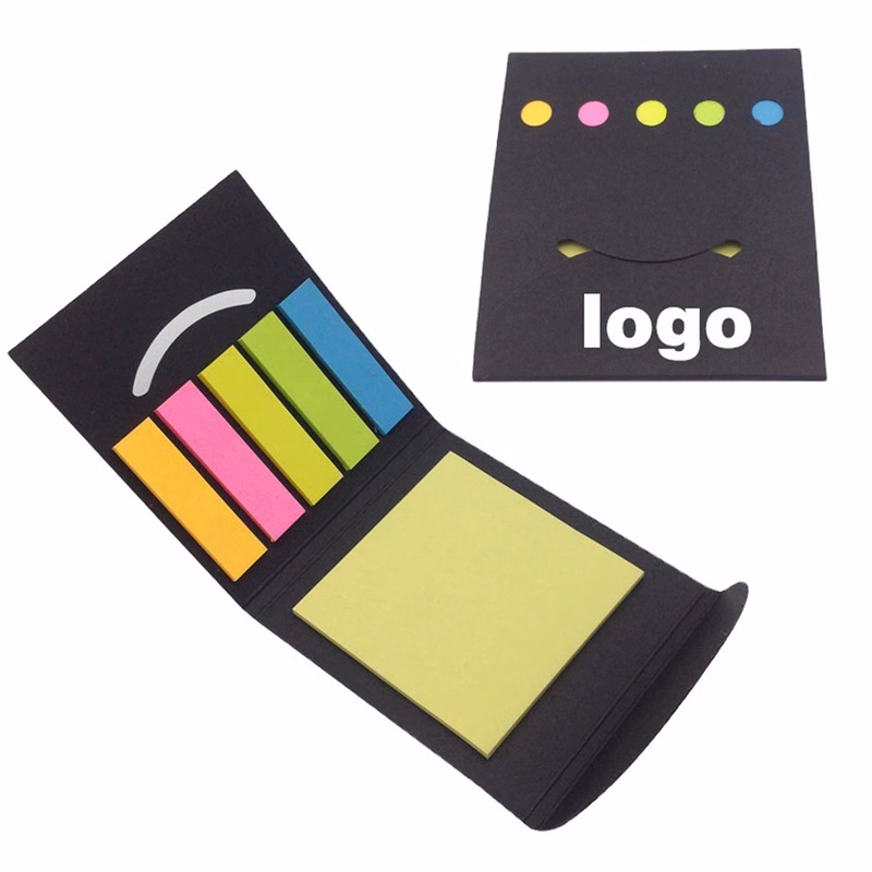 3.15"L X 3.15"W Flip Open Post A Note & Flag Set