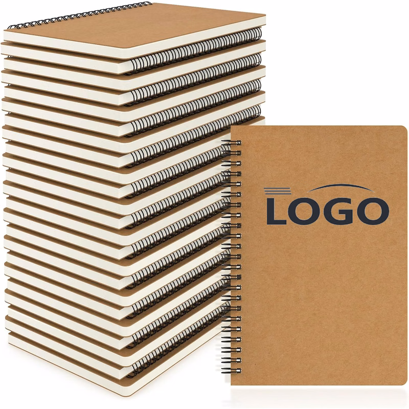 A5 Coil Kraft Paper Notebook 100 Pages