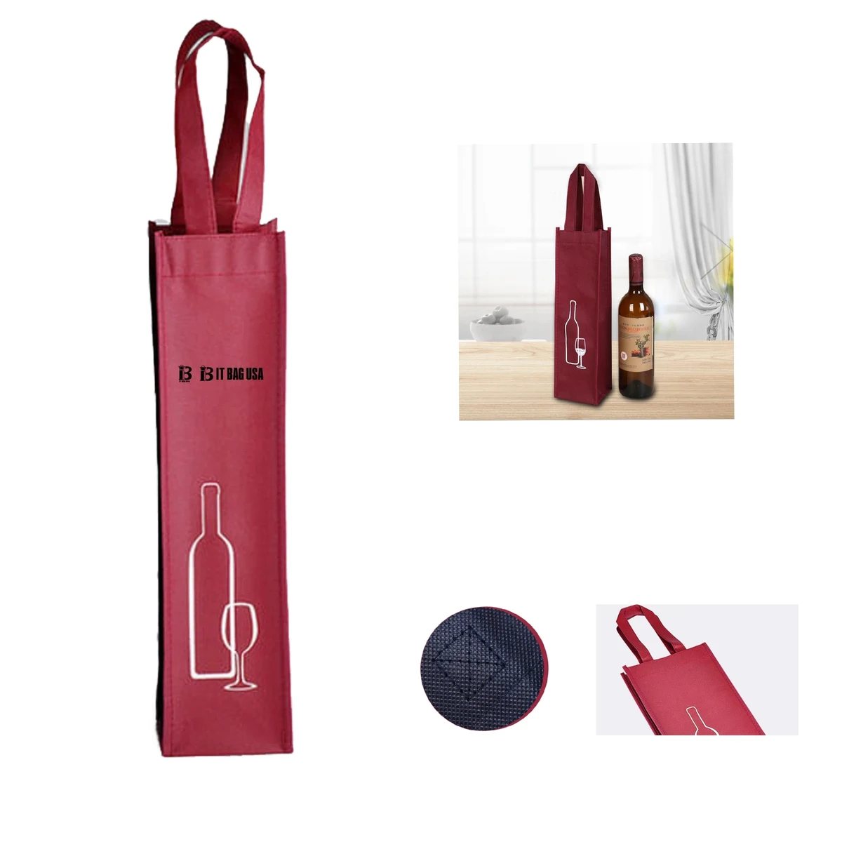 Single Wine Tote Bag 1