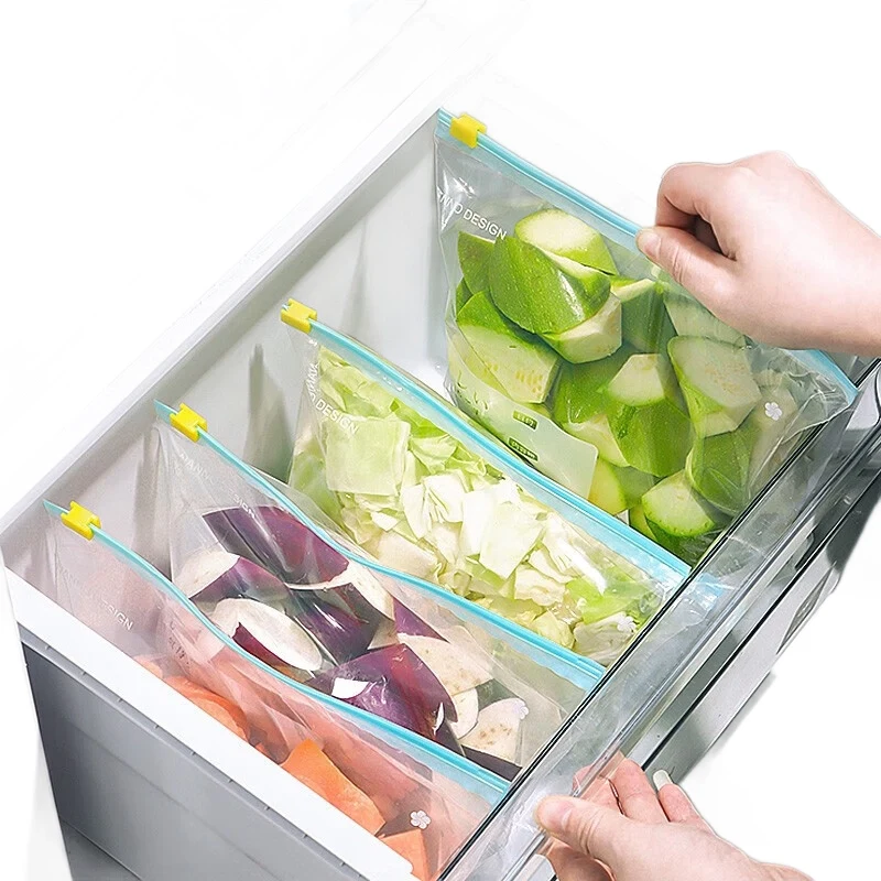 Large Slider Food Storage Bags (Reusable & Airtight) 1