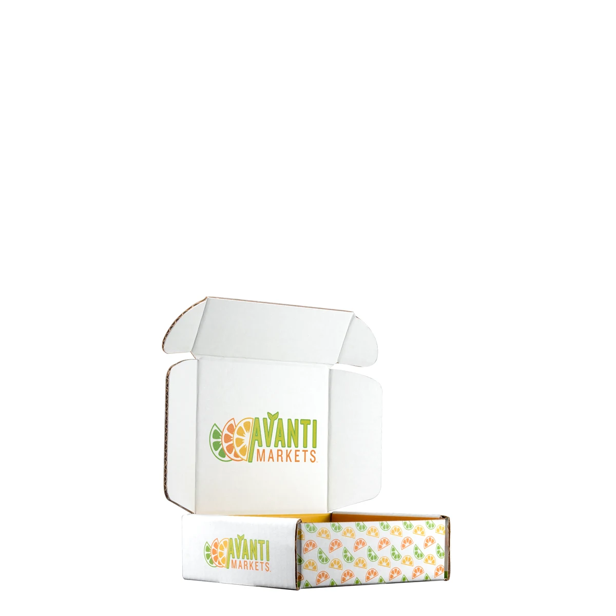 Mailing Box B-Flute 6.000" x 5.000" x 2.000" Group B - 060 sq in White Digital Print 1