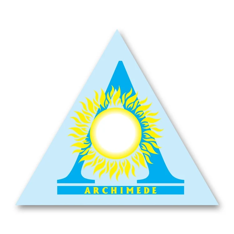 Full Color 50 Mil Name Badge (2.5"X3") Triangle 1