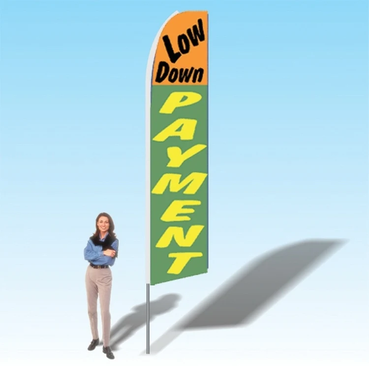 15FT Low Down Payment Advertising Banner Flag 1