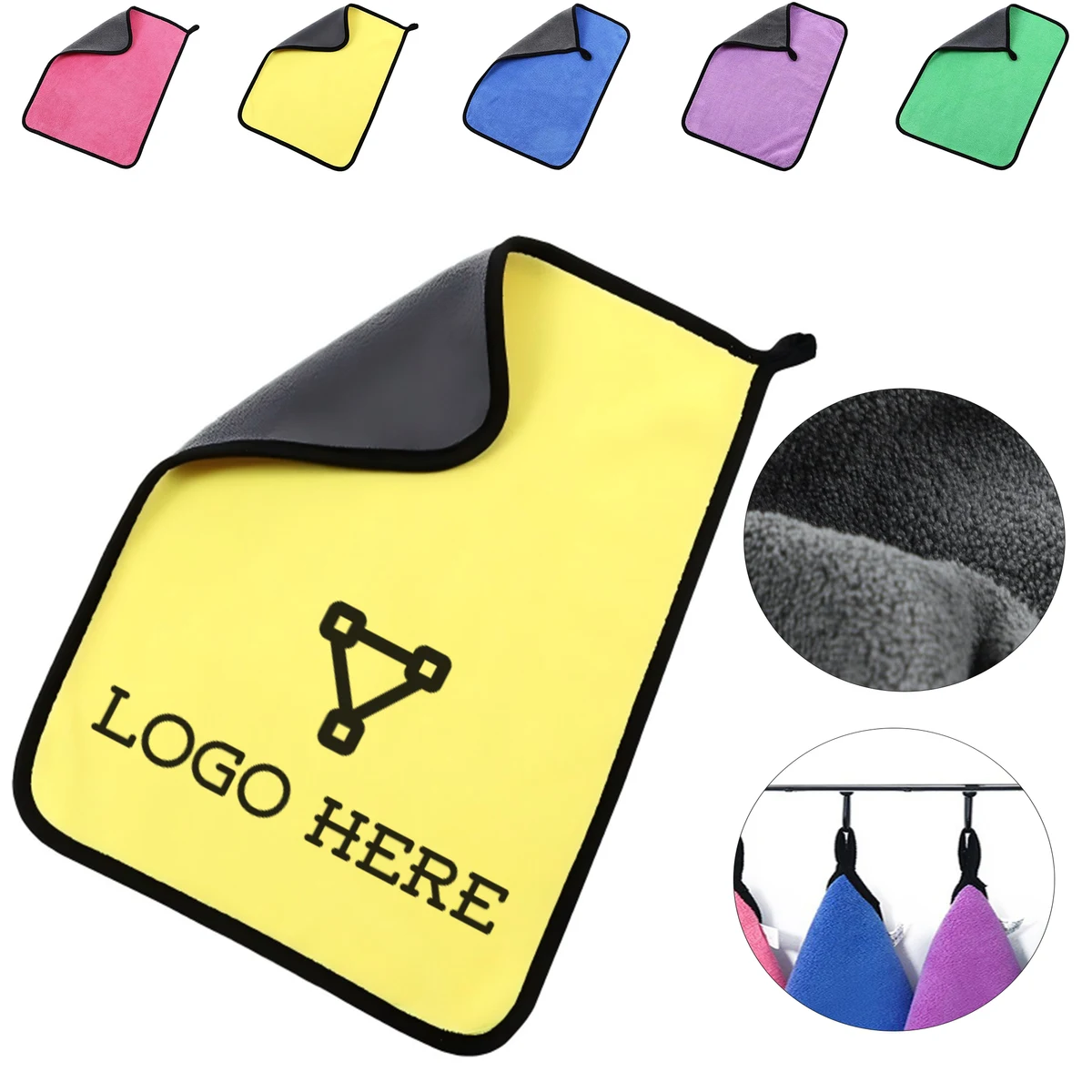 Dual Sided Microfiber Car Towel 1