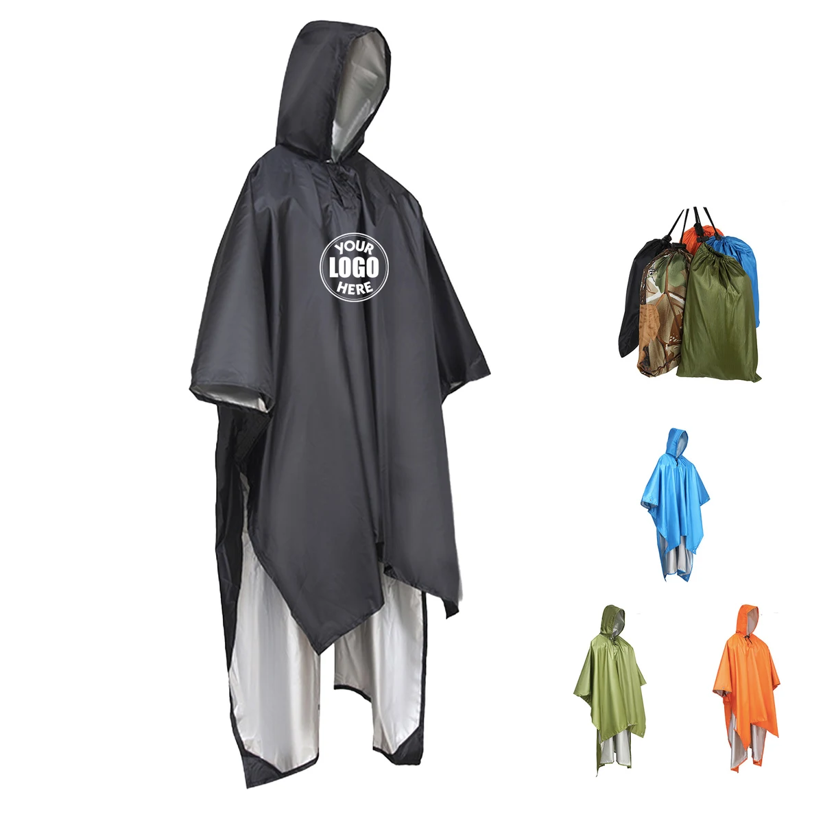 Lightweight Event Rain Poncho 1