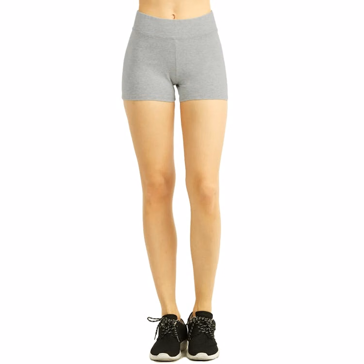 Women's Cotton 12" Outseam Shorts - Medium Heather Gray