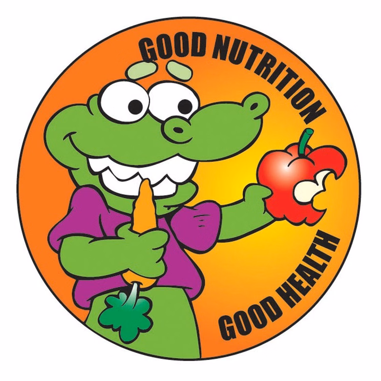 STICKERS - Good Nutrition Good Health Sticker Roll