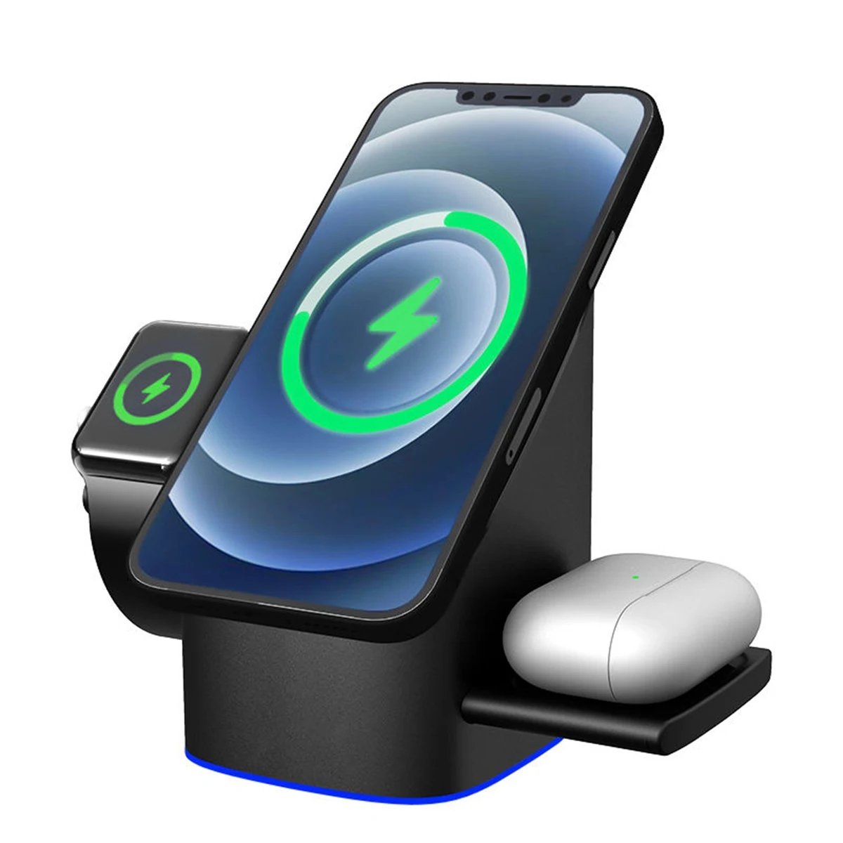 15w Foldable 3 in 1 Magnet Wireless Charger 1